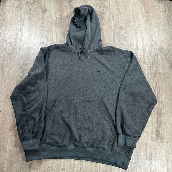 Vintage Nike Sweatshirt Men XL‎ Pullover Hoody Charcoal Gray - Picture 1 of 7